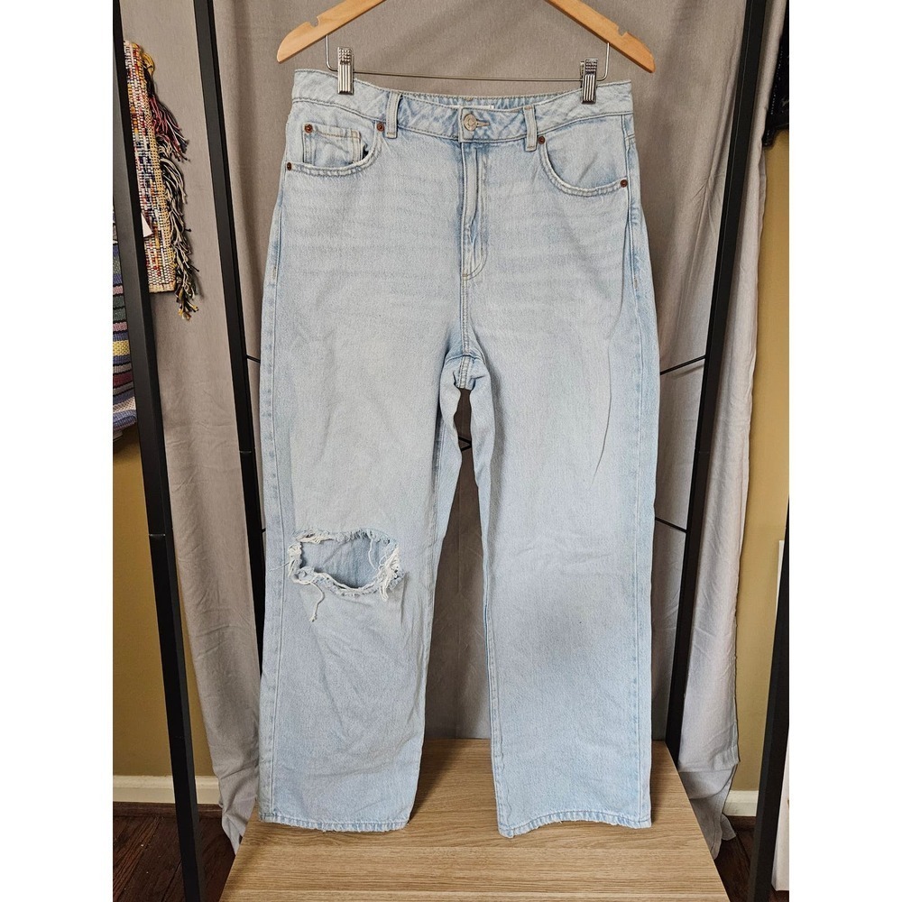 Garage Denim Jambe Large/Wide Leg High-Rise Jeans Size 9